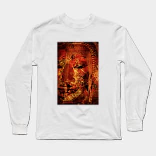The Lord Buddha - Abstract Illustration Of The Face Of The Lord Long Sleeve T-Shirt